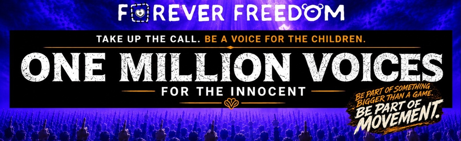 One Million Voices event flyer