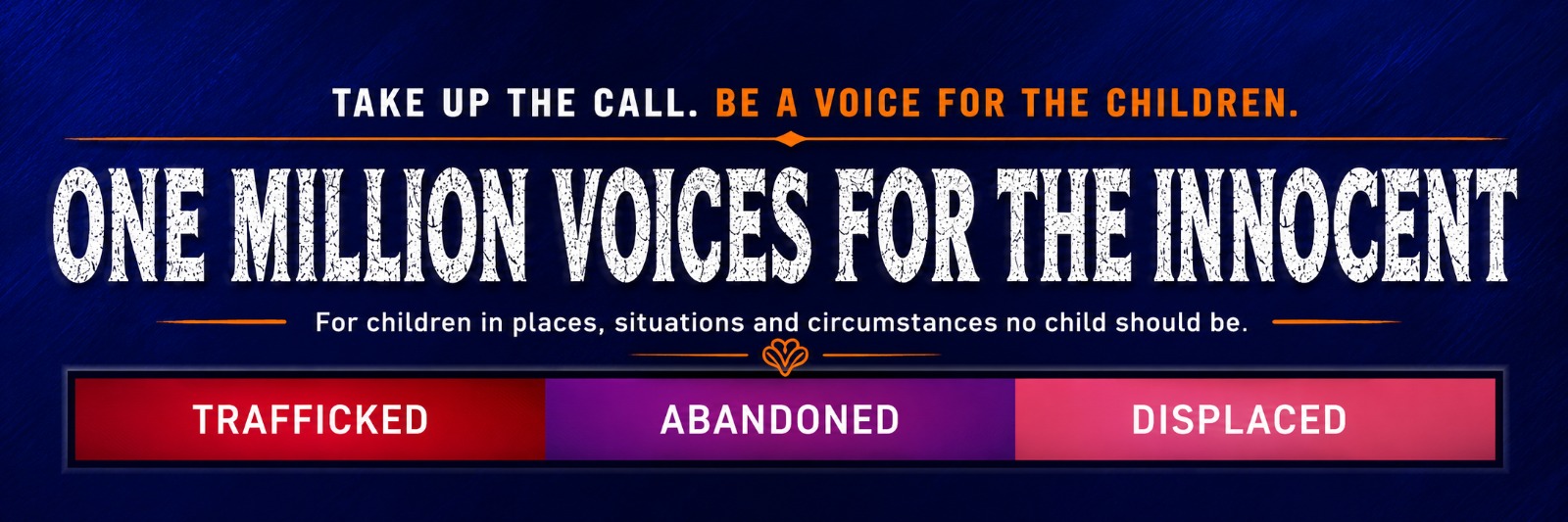 One Million Voices hero image